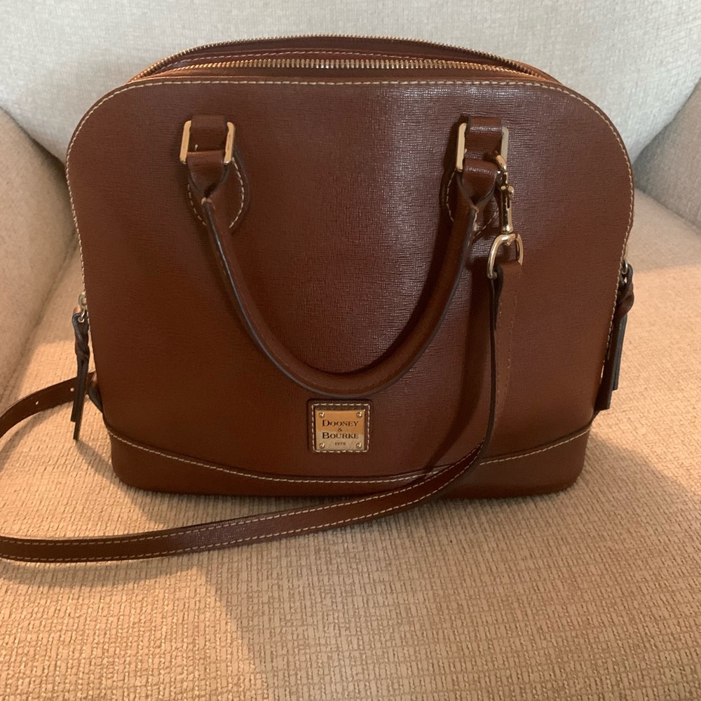 Dooney & Bourke Rich Brown Satchel